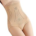 Miniatyrbillede 1 af 5: Højtaljede Shapewear Trusser Sømløse Dametrusser Hofteløft Slankende Trusser (M Hudfarvet)