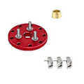 Pikkukuva 1 / 5: RC-auton vauhtipyörän kytkin Metalli 4142 4146 3281 Sarja 1/10 Nitro/ Stampede /Jato/ T-/Nitro Red