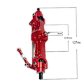Miniatyrbilde 2 av 5: Metallisk Oppgradering Forakselmontering for 1/16 C14 C24 RC Bildeler Fjernstyrt Bildeler Sølv