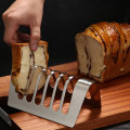 Miniatyrbillede 2 af 5: Porte-pain en tôle d'acier pour 4 tranches, grille-pain sandw