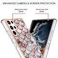 Pikkukuva 4 / 5: Sähköpinnoitettu TPU-kotelo Samsung Galaxy S22 Ultra 5G:lle (Vaaleanpunainen)
