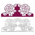 Miniatyrbilde 2 av 5: Roseblomst Metallstans for DIY Scrapbooking Dekor Preget
