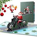 Miniatyrbilde 1 av 5: 3D julekort, 3D julehilsenkort, jule 3D Gre