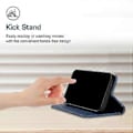 Miniatyrbillede 4 af 5: Til Samsung Galaxy A16 5G/A16 4G Telefon Cover Trykt PU Læder Pung Stativ Etui (Stil D)