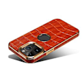 Miniatyrbilde 4 av 5: Denior Krokodille-Tekstur PU-Etui for iPhone 15 (Mocha Brun)