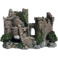 Miniatyrbilde 1 av 5: Akvariedekorasjon i harpiks - Fiskegjemmested i form av et gammelt slott