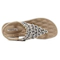 Miniatyrbilde 3 av 5: Sommersandaler Rhinestone Boho Stor Størrelse Dame Flats (EU 40 Aprikos)