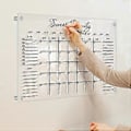 Miniatyrbild 4 av 5: 1 Set Anslagstavla Raderbar Lätt att Hänga Tydlig Utskrift Schema Form Smidig Skrift Tredimensionell Månads- Veckomemo Tavla Hemtillbehör