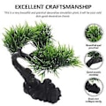 Miniatyrbillede 3 af 4: Kunstig Plante Sushi Sashimi Fad Dekoration Falsk Træ Dekoration Bordpynt