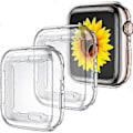 Miniatyrbillede 1 af 5: 3-pak Kompatibel med Apple Watch Etui 38mm, Blød HD Høj Følsomhedsskærmbeskytter med TPU All Around Anti-Fald Bumper Beskyttende Etui Dækning til