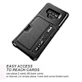Miniatyrbillede 3 af 5: Kortholder Case til Samsung Galaxy Note9 (Sort)