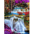 Miniatyrbild 1 av 5: 30x40 cm  5D Diamantmålning DIY Komplett, Panoramisk vattenfall