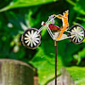 Pikkukuva 3 / 4: Tuuliskulptureja - 3D Eläin Tuulimylly Vintage Metalli Pyörä Spinner Piha Sisustus Nurmikko Tuulimylly Ulkokäyttöön Puutarhan Nurmikon Koristeluun Kissa