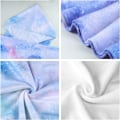Pikkukuva 4 / 4: 1 kpl sininen ja violetti tie-dye kylpytakki rantapyyhkeet suuri koko,