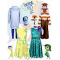 Miniatyrbild 5 av 5: Insidan Ut 2 Cosplay Kostym Party Maskerad Jumpsuit Nattlinne för Män Kvinnor (140 Ilska)