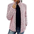 Pikkukuva 2 / 3: Naisten rento pitkähihainen vetoketjullinen paita (2XL Pinkki)