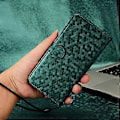 Miniatyrbillede 4 af 5: Til Infinix Note 30 4G Punktpræget PU Læder Stativ Etui Pengepung Telefon Cover (Style E)