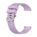 Miniatyrbillede 1 af 5: Til Garmin Forerunner 158 / 55 Twill Silikon Urrem (Lyselilla)