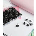 Miniatyrbilde 3 av 4: 100 stk. Push Pins, Veggpush Pins, Plast- og Stålspiss Push Pins
