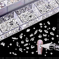 Miniatyrbild 4 av 5: Nagelstenar Kit, Nagelsmycken Platta AB-stenar Kit DIY Hantverk Ädelstenar för Naglar, Skor, Kläder, Smycken (600 Blå Diamanter + 2500 Fla