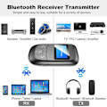 Miniatyrbild 3 av 5: Bluetooth 5.0-adapter Bluetooth-sändare 2-i-1-sändare