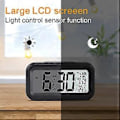 Miniatyrbild 5 av 5: Väckarklocka 4,3\" LED-display, digital väckarklocka med batteridrift, snooze, lätt att använda