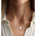Miniatyrbilde 2 av 3: Fint disk choker-kjede lagdelt sirkelkjede Bar Y-anheng