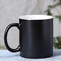 Miniatyrbillede 4 af 5: JUSCH Keramik Kop Smooth Frosted Porcelæn Kande, Kaffe Kopper, Tekop, til Kontor og Hjem, Sundhedsgave, Maksimal Kapacitet 13oz, Sort, Enkelt (WZ126