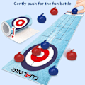 Miniatyrbild 4 av 5: Bordcurling - Curlingbordspel Kit för Vuxna - Bordsspel Fu