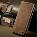 Miniatyrbillede 1 af 5: CASEME 013 Series Flip Wallet Læder Telefon Cover til Samsung Galaxy A71 (Style D)