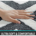 Miniatyrbillede 2 af 5: Skridsikker bademåtte, blød mikrofiber brusebadsmåtte, vandabsorberende, M