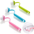 Miniatyrbillede 1 af 5: 3 stk. Toiletbørste Toiletbørste Plastik Buet Kant Rengøring fo