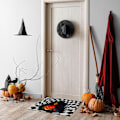 Miniatyrbillede 3 af 5: 40x60cm Halloween Dørmåtte Heks Mønster 3D Maleri Scary Entranc