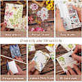 Miniatyrbild 4 av 5: Växt Scrapbooking Kit, Junk Journal Kit med Washi Tape, Stickers, A6 Notebook, Botanisk Bullet Jo
