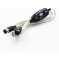 Miniatyrbilde 4 av 4: USB til MIDI-kabelkonverter 2 i 1 PC til synthesizer musikkstudio tastaturgrensesnittadapterkabel 16
