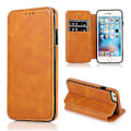 Miniatyrbilde 1 av 5: PU-Lærveske Folio for iPhone 6p/6sp, Forretningsstil, Lommebokfunksjon, Fallbeskyttelse, Stativfunksjon, Slitesterk (Khaki)
