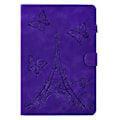 Pikkukuva 2 / 5: Tower Nahkainen Tabletin Kotelo Samsung Galaxy Tab A9+:lle (Violetti)