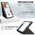 Pikkukuva 3 / 5: Monipuolinen taittuva nahkainen tabletikotelo Samsung Galaxy Tab S9:lle (Musta)