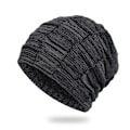 Miniatyrbillede 1 af 5: Dame Vinter Slouch Beanie Uldhue Med Varm Fleecefor