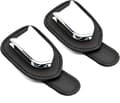 2-pack solglasögonhållare för bil, universellt clip för solskydd