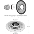 Miniatyrbilde 3 av 5: 110mm blank design, rustfritt stål badekar og dusj hårfilt
