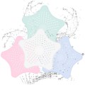 Pikkukuva 1 / 5: 4 kpl silikonista valmistettu viemärisuoja, lavuaarin siivilä imukupilla, B