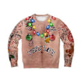 Miniatyrbillede 1 af 5: Juletrøje til damer og herrer, grim julesweater, pullover, jumper, tunika (5XL Multicolor)