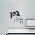 Miniatyrbilde 3 av 5: Spillromdekor, “Dual Gamepad” Gutteromdekorasjon for soverom