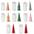 Miniatyrbillede 4 af 5: Silikone Juletræslysforme Let Slip Silikone Jule Serie Lysforme til DIY Ornament Håndværk (pingvin1)