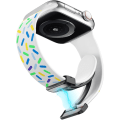Pikkukuva 1 / 5: Urheiluranneke yhteensopiva Apple Watch Series 8 iWatch 42/4
