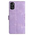 Miniatyrbillede 3 af 5: Kirsebærblomst PU-etui til Motorola Moto G22 (Lilla)