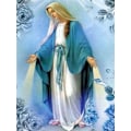 Miniatyrbillede 1 af 5: 30x40cm 5D DIY Diamantmaleri Fuld,Serie Jomfru Maria#G,DIY Dia