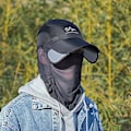 Miniatyrbilde 3 av 5: Avtakbar Solhatt med Nakkebeskyttelse UV-beskyttelse Komfortabel Solhatt for Fjellklatring (Lysegrå)