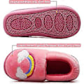 Miniatyrbild 3 av 4: Halkfria Vintertofflor för Barn Unisex Tryck Plyschtofflor Rosa, 16-17